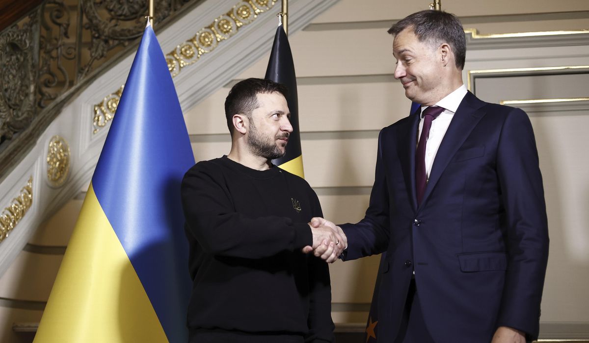 NextImg:Belgium commits $1 billion to Ukraine as Zelenskyy continues his whistlestop European tour