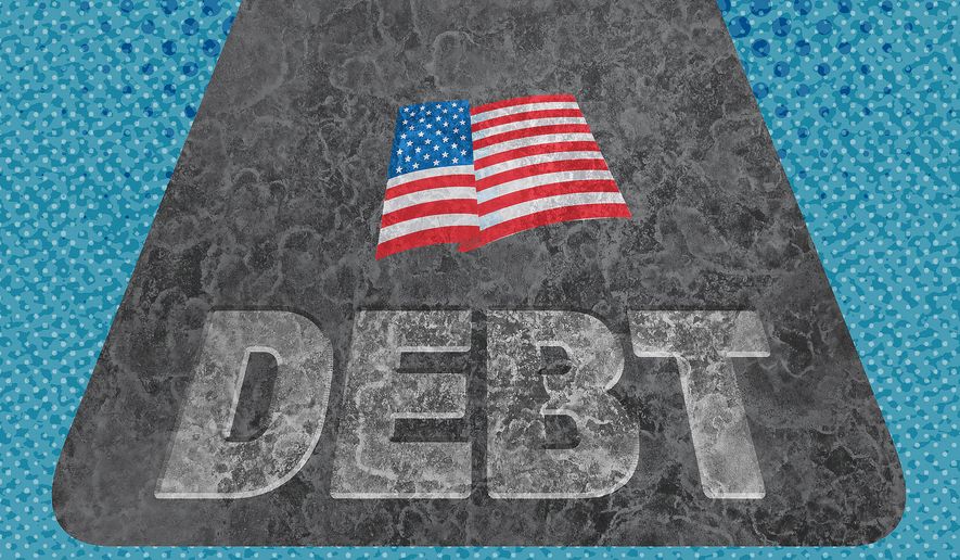 The economy, debt and voting in elections illustration by Greg Groesch / The Washington Times