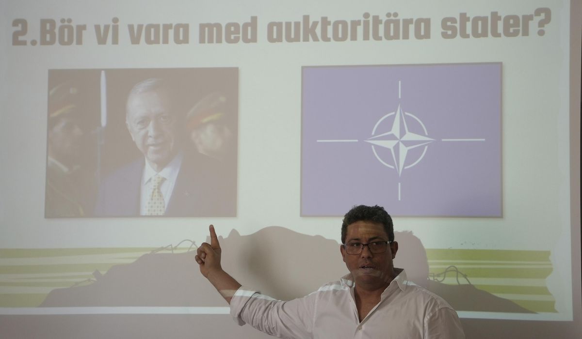 NextImg:Sweden seeks to answer worried students’ questions about NATO and war after its neutrality ends
