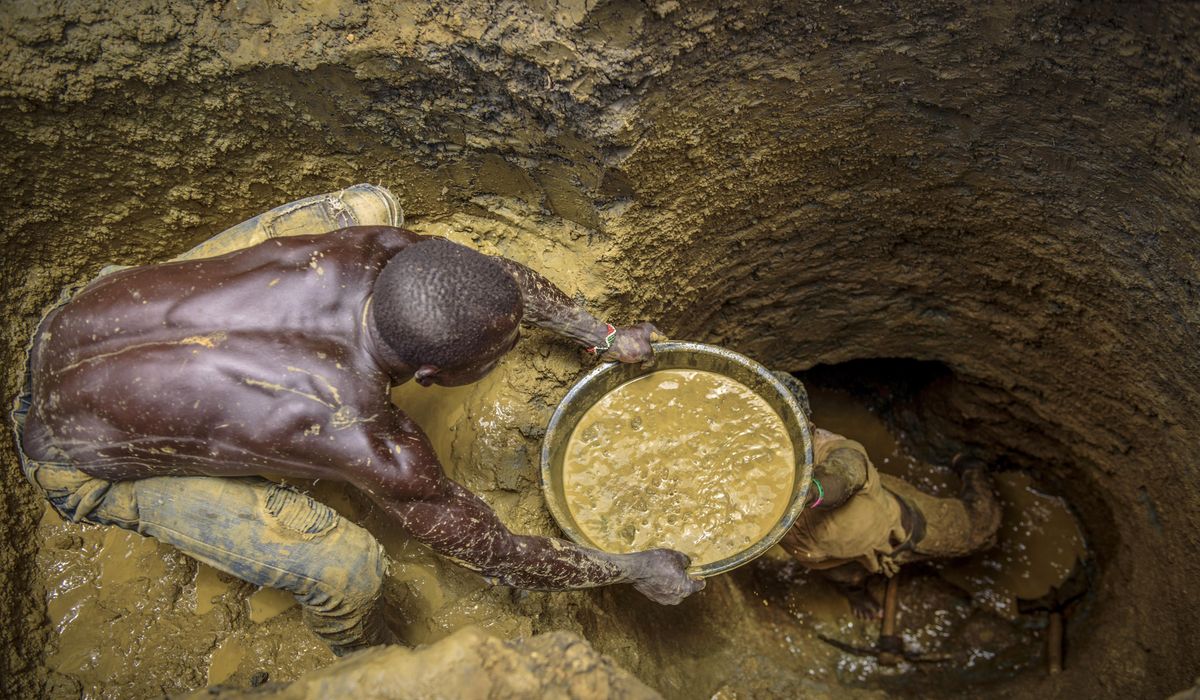 NextImg:Tens of billions of dollars worth of gold flows illegally out of Africa each year, a new report says