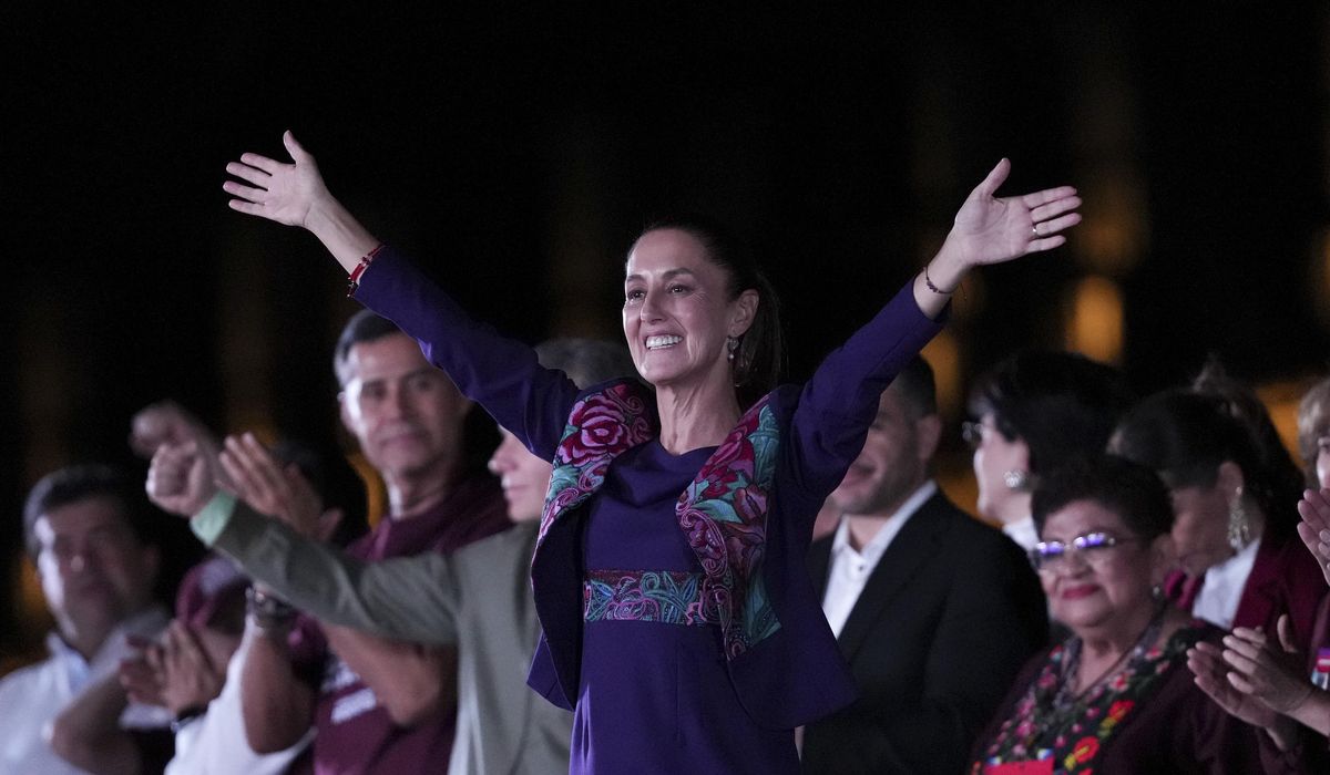 NextImg:Mexico elects Claudia Sheinbaum as its first woman president in country’s 200-year history