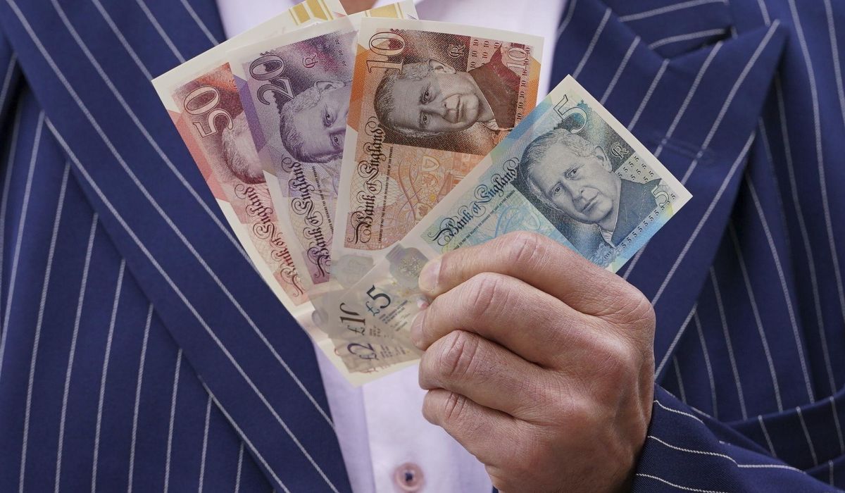 NextImg:Banknotes bearing portrait of King Charles III start to be rolled out across the U.K.