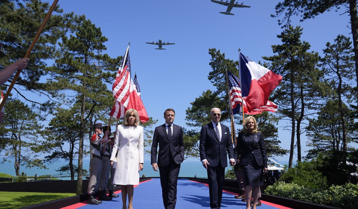 NextImg:Biden hails global alliances, bravery of aging veterans at D-Day commemoration