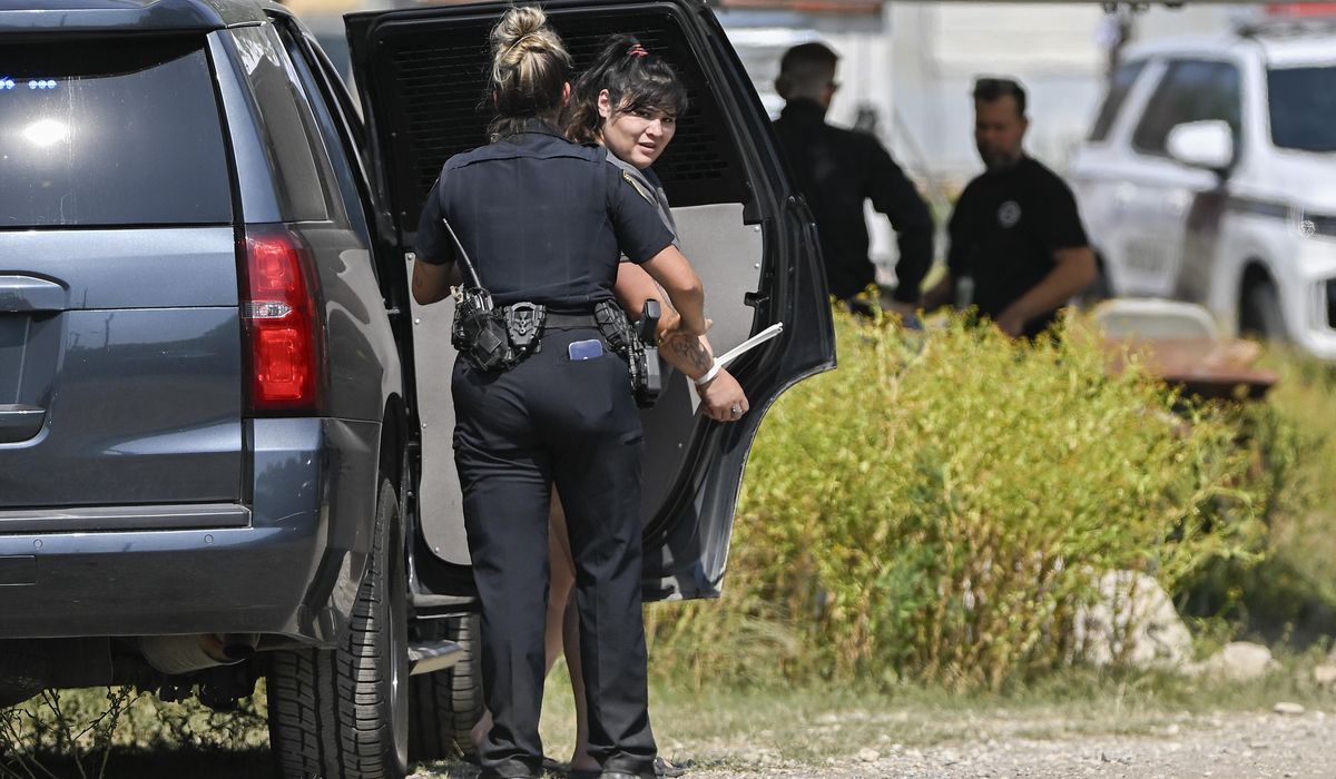 NextImg:7 suspects arrested, 11 migrants hospitalized after sting near San Antonio, sheriff says