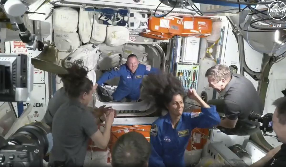NextImg:Boeing’s astronaut capsule arrives at the space station after thruster trouble