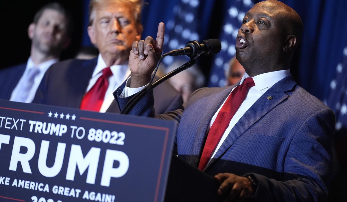 NextImg:Tim Scott, a potential Trump VP pick, launches a $14 million outreach effort to minority voters