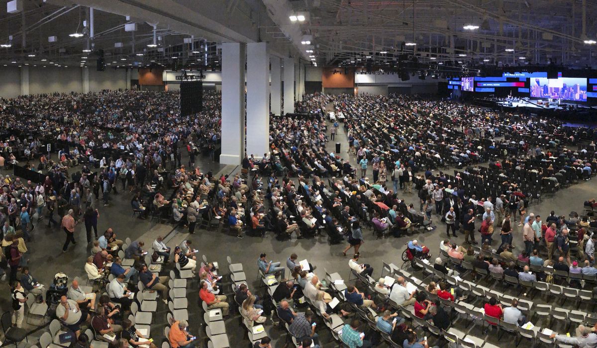 NextImg:Southern Baptists are poised to ban churches with women pastors. Some are urging them to reconsider