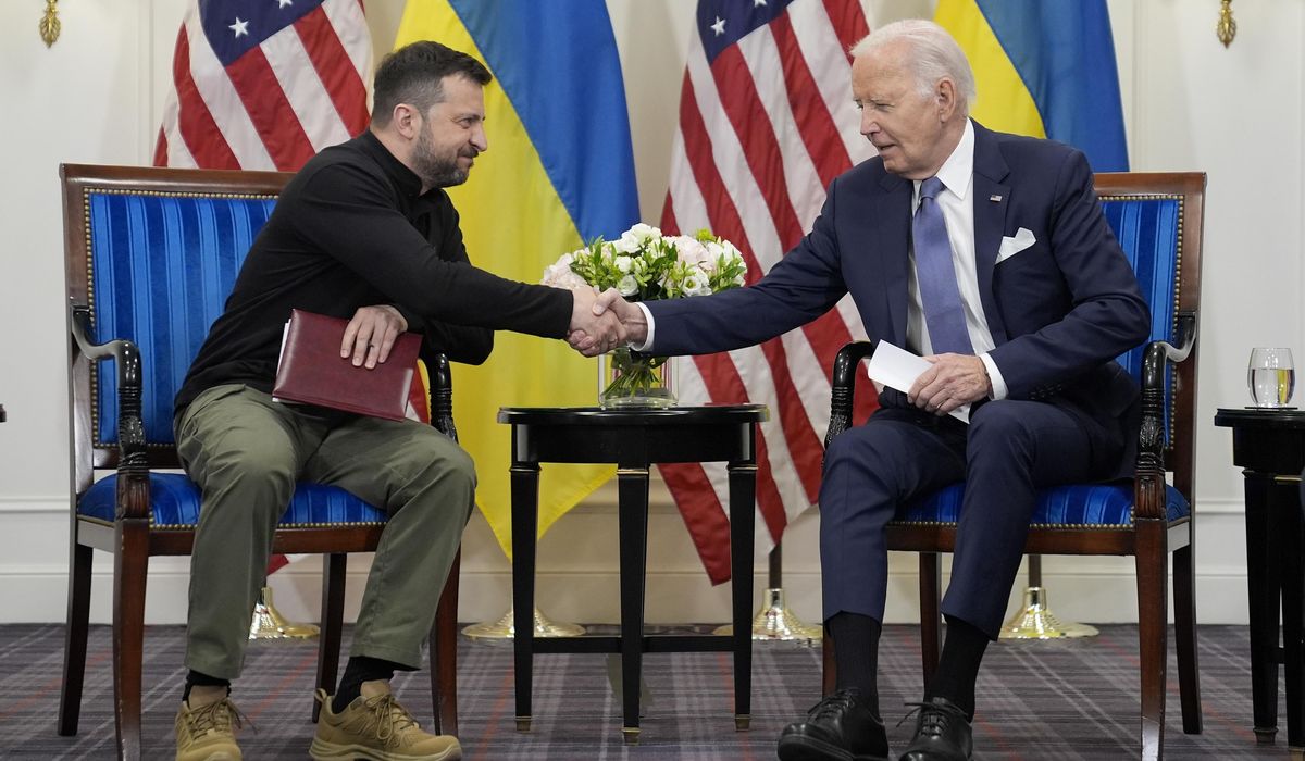 NextImg:‘We’re still in.’ Biden apologizes for holdup in approving weapons for Ukraine