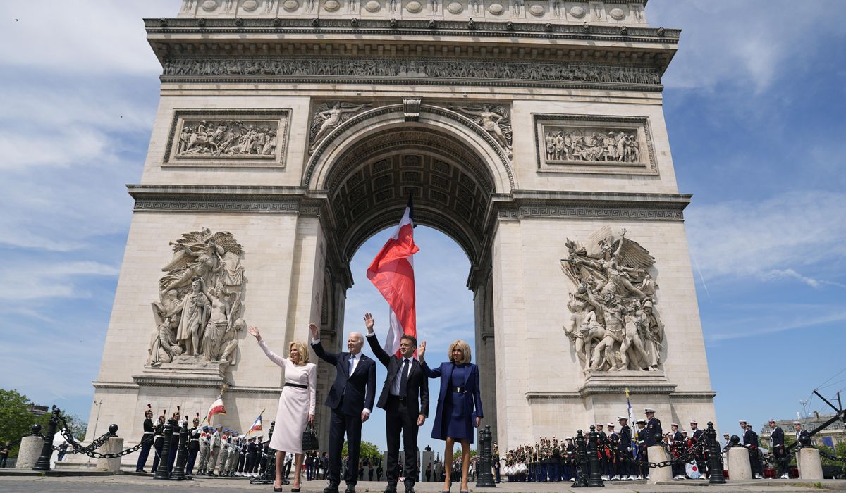 NextImg:Macron hosts Joe Biden for a state visit as the two leaders try to move past trade tensions