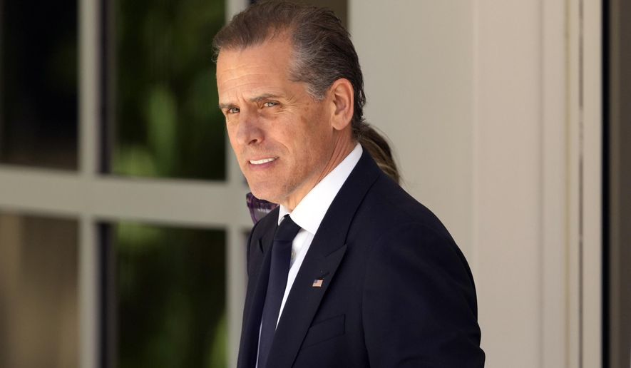 Hunter Biden departs from federal court, June 7, 2024, in Wilmington, Del. The judge presiding over Hunter Biden's federal gun trial in Delaware is a former corporate civil lawyer with a background in biology who was nominated to the bench by former President Donald Trump. But even while that might raise partisan eyebrows and questions of political pressure in the highly watched case, U.S. District Judge Maryellen Noreika was recommended for the bench by the two Democratic senators from one of the country's smallest states. (AP Photo/Matt Slocum)