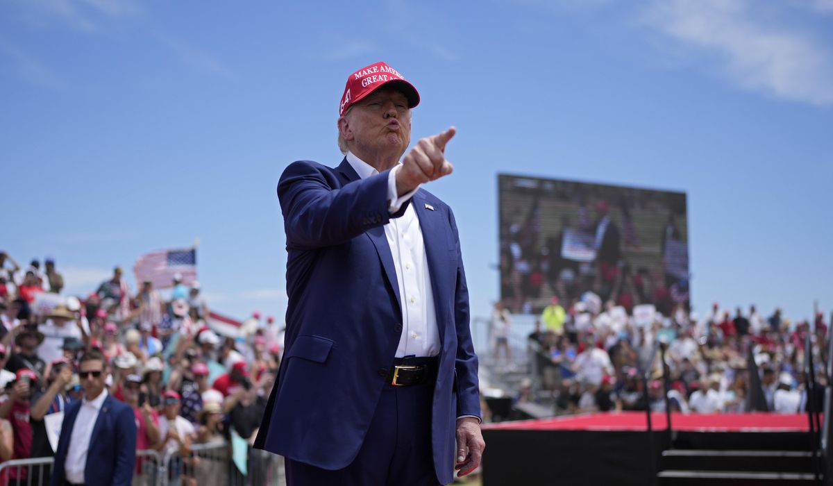 NextImg:Trump says he’s nearing V.P. pick, hints at congressional choice