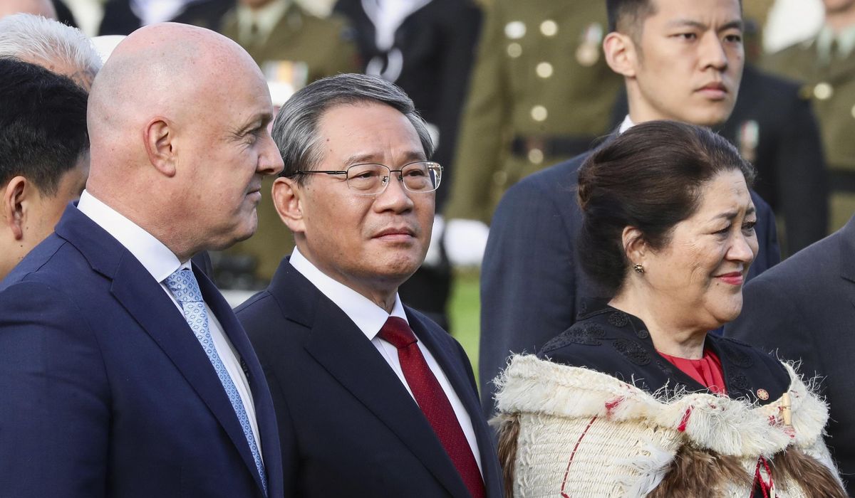 NextImg:Chinese Premier Li and New Zealand’s Luxon hail close ties as they sign trade deals in Wellington