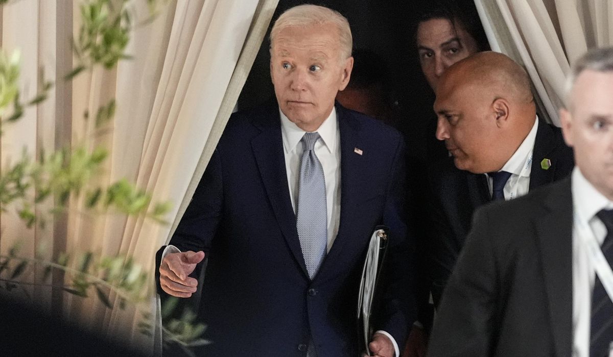 NextImg:Biden’s demeanor at the G7 summit in Italy raises eyebrows around the world