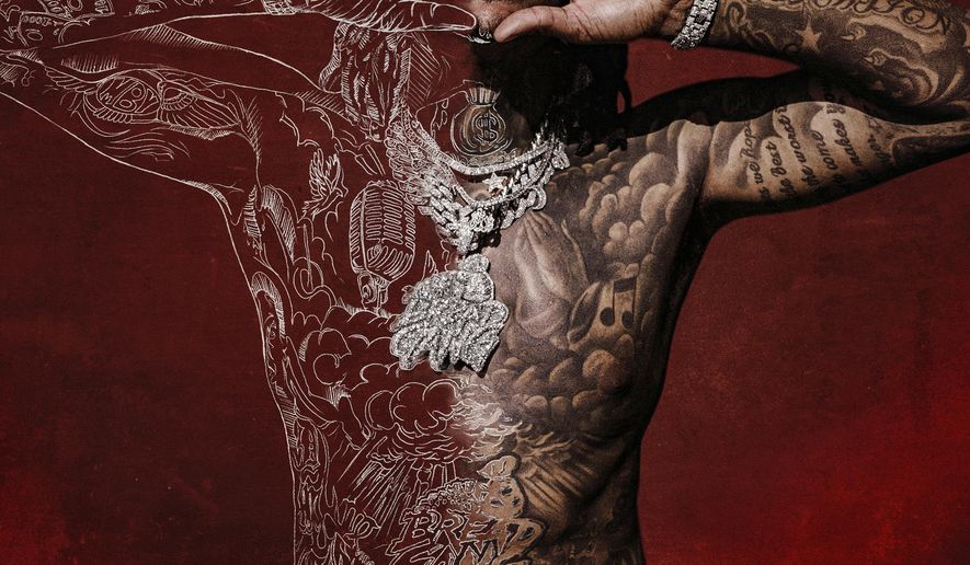 This album cover image shows "Speak Now" by Moneybagg Yo. (CMG/N-less/Interscope via AP)