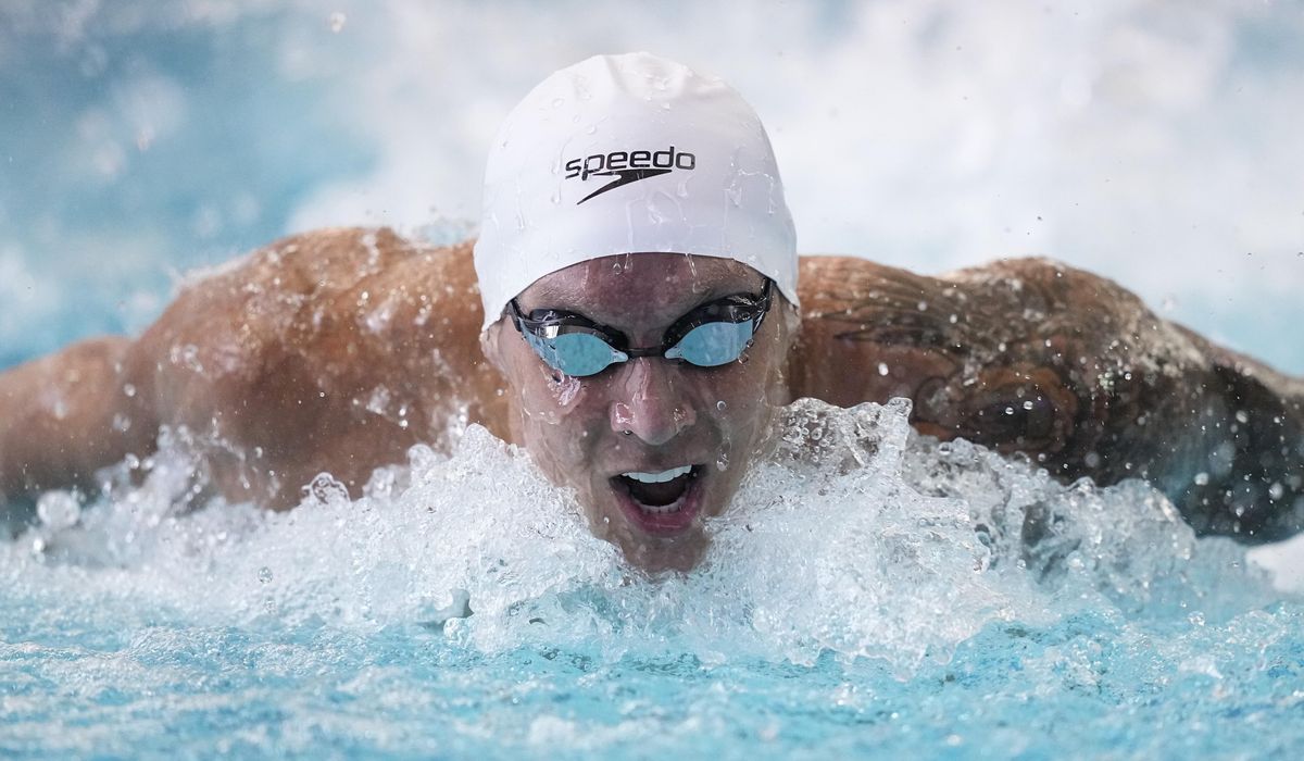 NextImg:Caeleb Dressel makes his debut at U.S. swim trials, posting third-fastest time