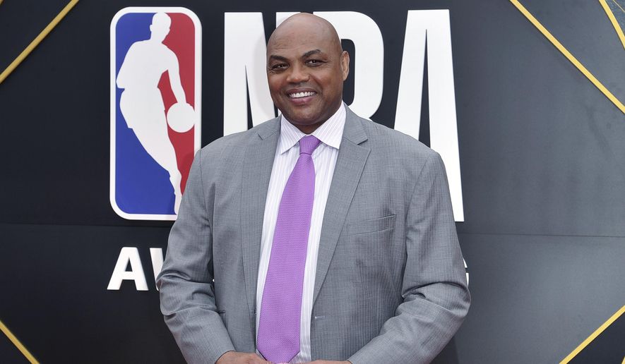 Charles Barkley arrives at the NBA Awards on June 24, 2019, at Barker Hangar in Santa Monica, Calif. (Photo by Richard Shotwell/Invision/AP, File)