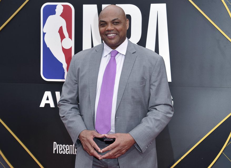 Charles Barkley arrives at the NBA Awards on June 24, 2019, at Barker Hangar in Santa Monica, Calif. (Photo by Richard Shotwell/Invision/AP, File)