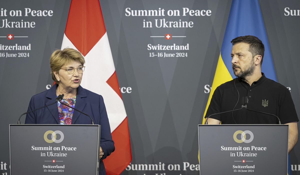 NextImg:80 countries at Swiss conference agree territorial integrity of Ukraine must be basis of any peace