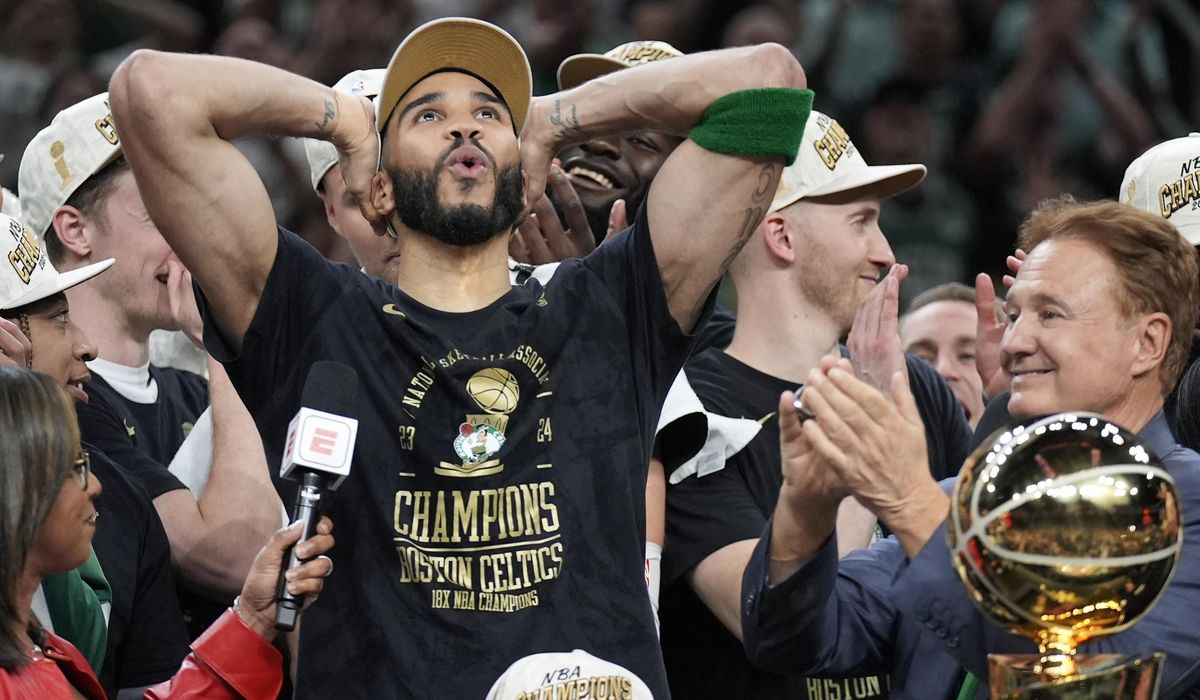 NextImg:Celtics star Jayson Tatum agrees to 5-year, $314 million supermax extension