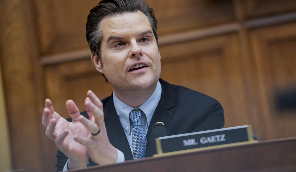 NextImg:Rep. Matt Gaetz says he wants the House to be reshaped in his image