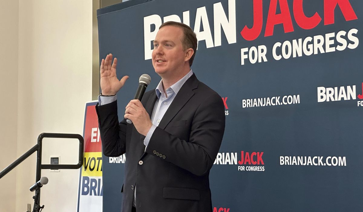 NextImg:Ex-Trump aide Brian Jack, ex-federal official Wayne Johnson win Georgia GOP House nominations