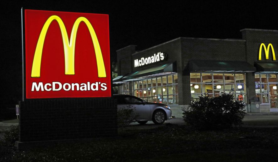 A McDonald's restaurant is seen, Feb. 14, 2018, in Ridgeland, Miss. McDonald’s confirmed, Tuesday, June 18, 2024, that it’s decided to end a global partnership with IBM, which has been testing an artifical intelligence technology at select McDonald’s drive thrus since 2021.(AP Photo/Rogelio V. Solis, File)