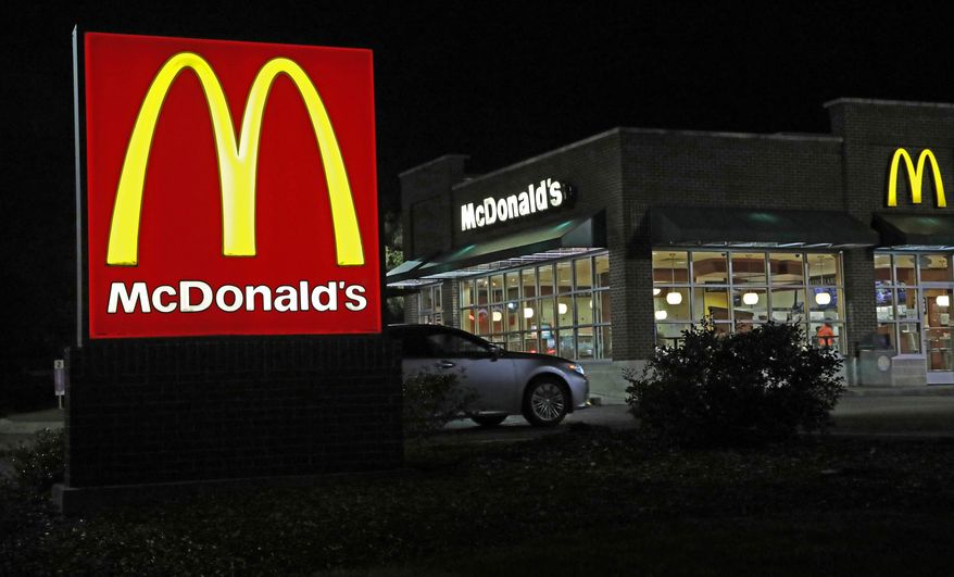 A McDonald's restaurant is seen, Feb. 14, 2018, in Ridgeland, Miss. McDonald’s confirmed, Tuesday, June 18, 2024, that it’s decided to end a global partnership with IBM, which has been testing an artifical intelligence technology at select McDonald’s drive thrus since 2021.(AP Photo/Rogelio V. Solis, File)