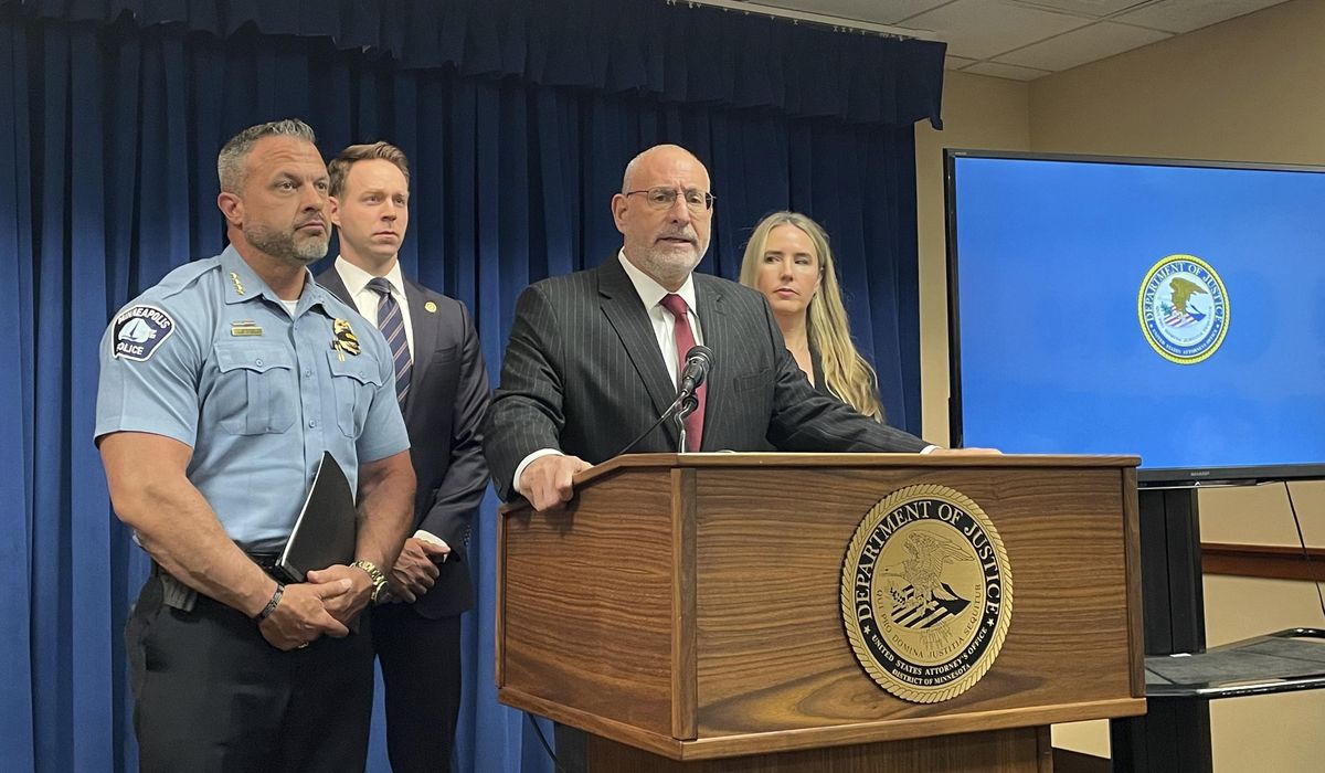 NextImg:10 alleged Minneapolis gang members are charged in ongoing federal violent crime crackdown
