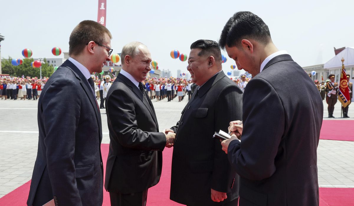 NextImg:Russia and North Korea sign partnership deal, vowing closer ties as rivalry deepens with West