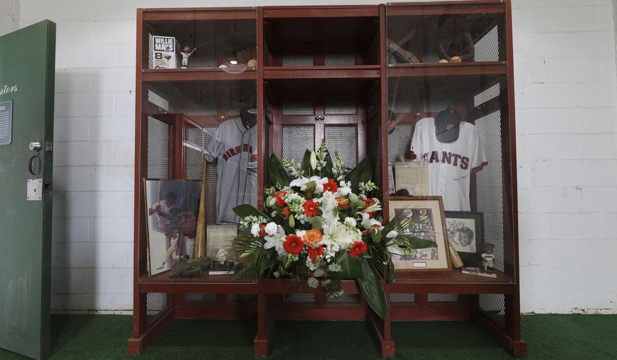 NextImg:Celebrations honor Negro League players, Willie Mays ahead of MLB game at Rickwood Field
