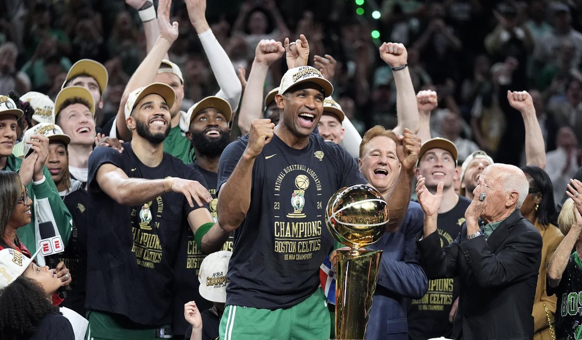 NextImg:Cue the duck boats: Boston set for parade to salute Celtics’ record 18th NBA championship