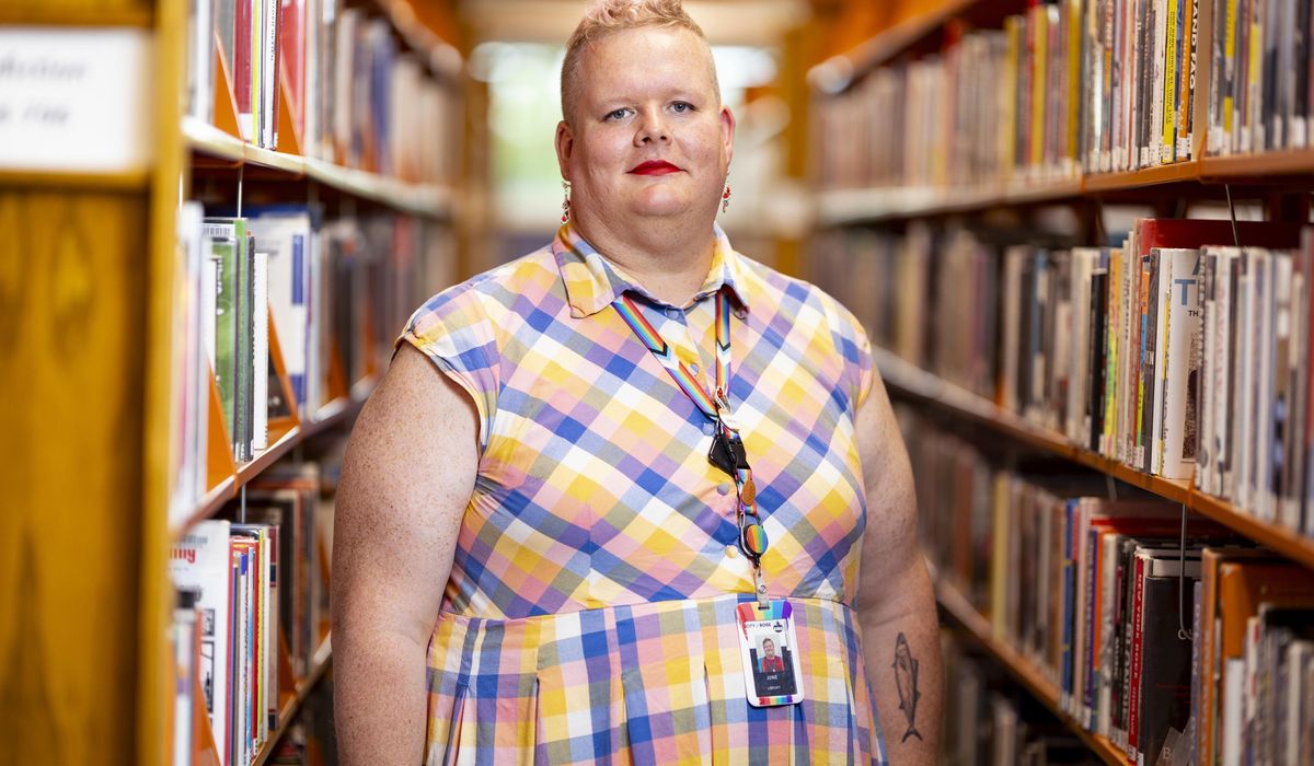 NextImg:LGBTQ+ librarians struggle with attacks on books - and on themselves