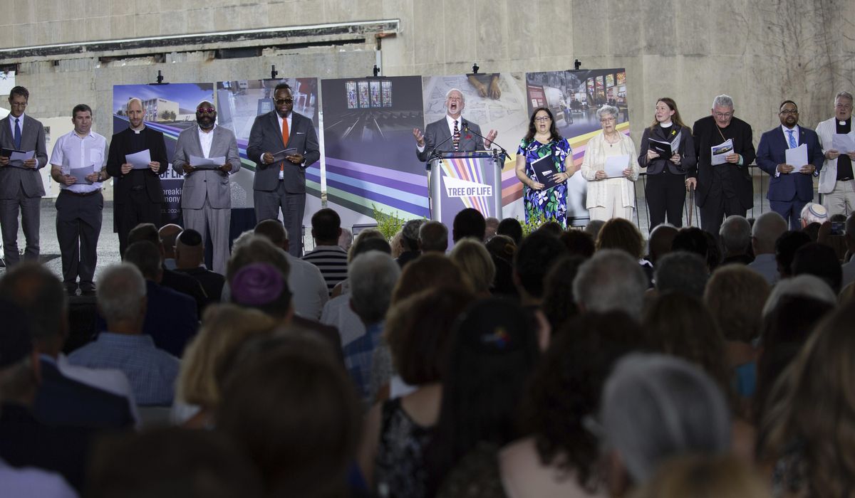 NextImg:Groundbreaking for new structure replacing Pittsburgh synagogue targeted in 2019 mass shooting