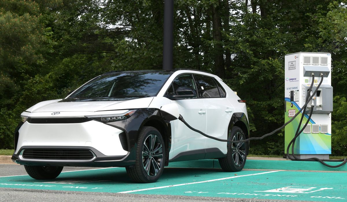 NextImg:Going both ways: Toyota, Pepco work together on EV chargers that replenish cars and the grid