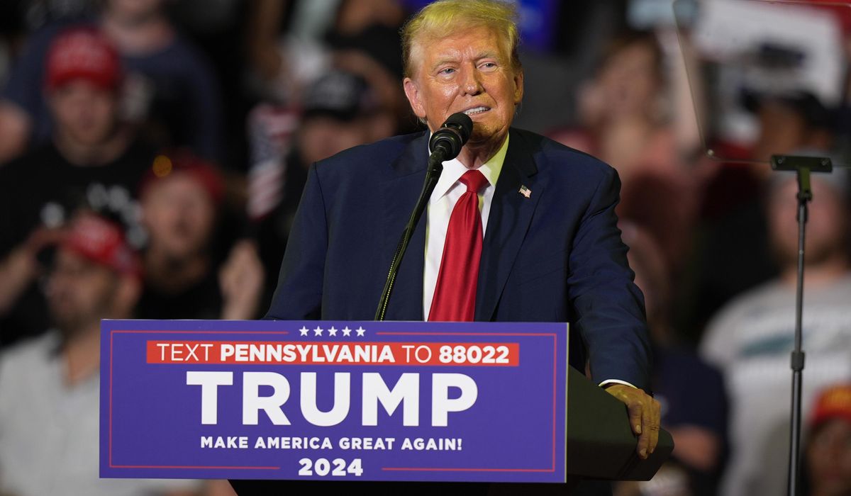 NextImg:Trump camp threatens legal action against left-wing group over dissipative ad