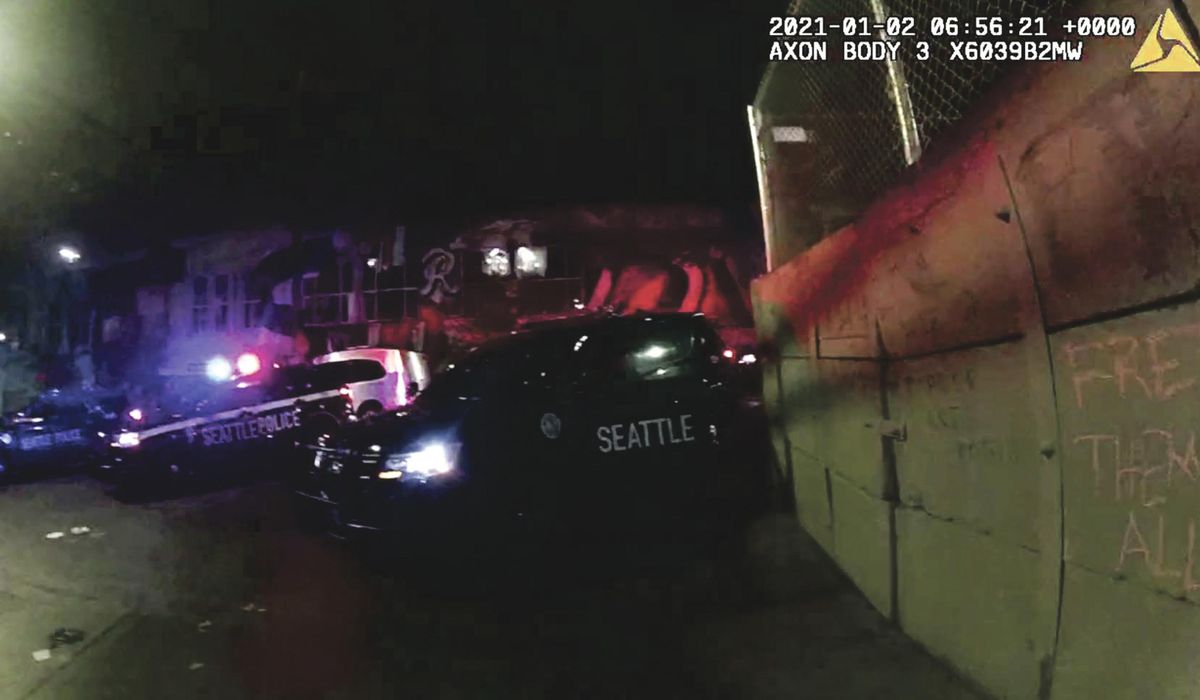 NextImg:Jury awards $700K to Seattle protesters jailed for writing anti-police slogans in chalk on barricade