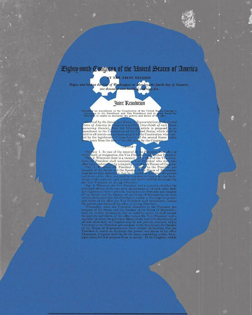 Initiate the 25th Amendment illustration by Alexander Hunter/ The Washington Times