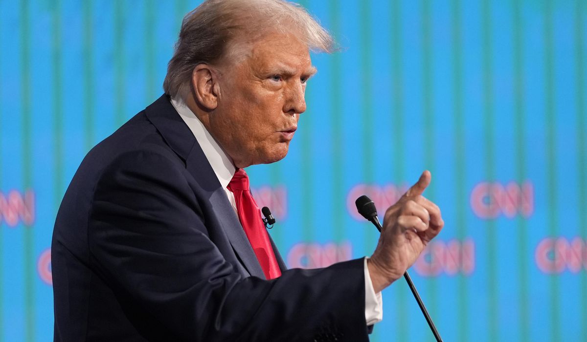 NextImg:Trump Media shares swing wildly after first presidential debate, fall 10%