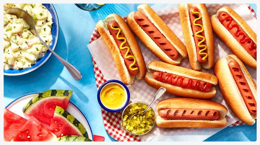 Walmart's summer cookout basket has essentials for 8 servings for under $50. Walmart offers Every Day Low Prices all summer long! (Photo: Business Wire) **FILE**