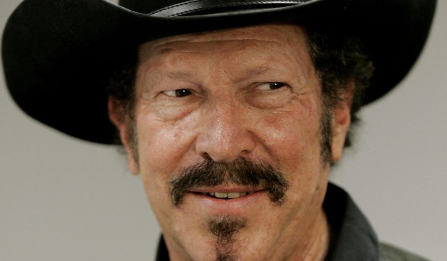In this Nov. 7, 2009 file photo, Independent gubernatorial candidate Kinky Friedman talks with the media at his campaign headquarters in Austin, Texas. Friedman, the singer, songwriter, satirist and novelist who also dabbled in Texas politics with a campaign for governor, died Thursday at his family’s Texas ranch near San Antonio. He was 79. (AP Photo/Eric Gay, file)
