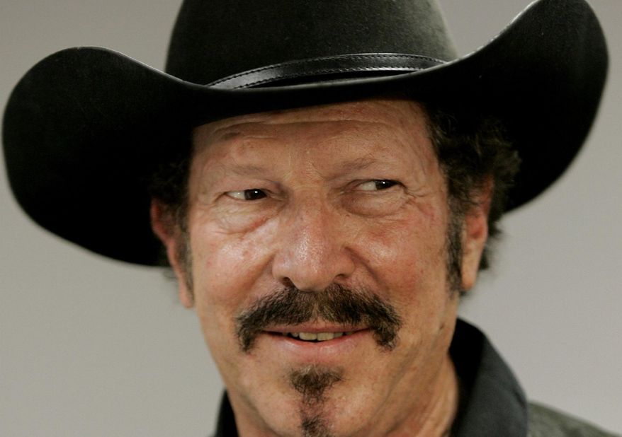 In this Nov. 7, 2009 file photo, Independent gubernatorial candidate Kinky Friedman talks with the media at his campaign headquarters in Austin, Texas. Friedman, the singer, songwriter, satirist and novelist who also dabbled in Texas politics with a campaign for governor, died Thursday at his family’s Texas ranch near San Antonio. He was 79. (AP Photo/Eric Gay, file)
