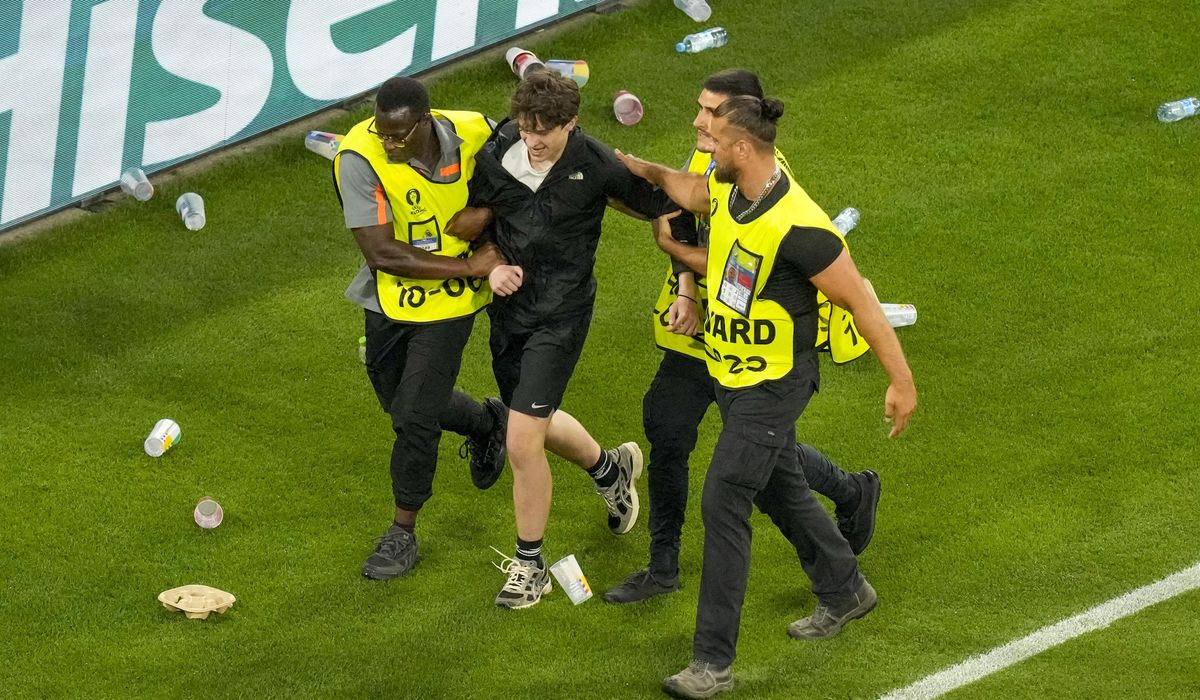 NextImg:Vibrant fan culture at Euro 2024 comes at security cost of beer cup showers and field invaders
