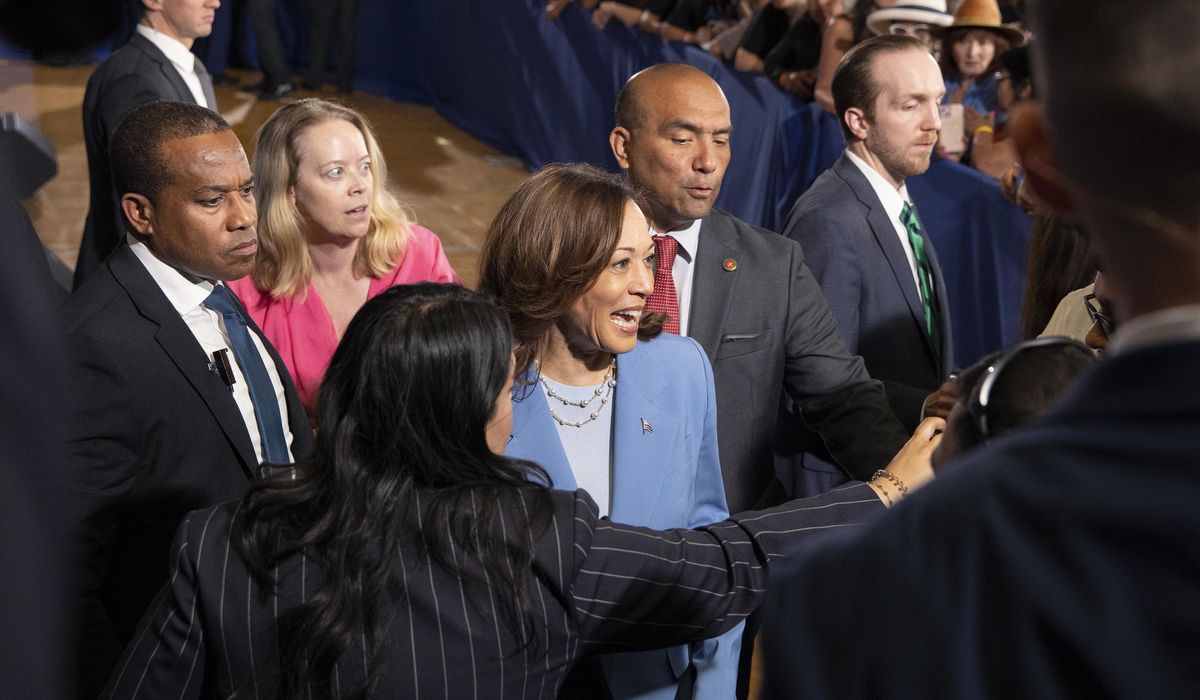 NextImg:Biden campaign official stops voters from talking to press after they blast debate performance