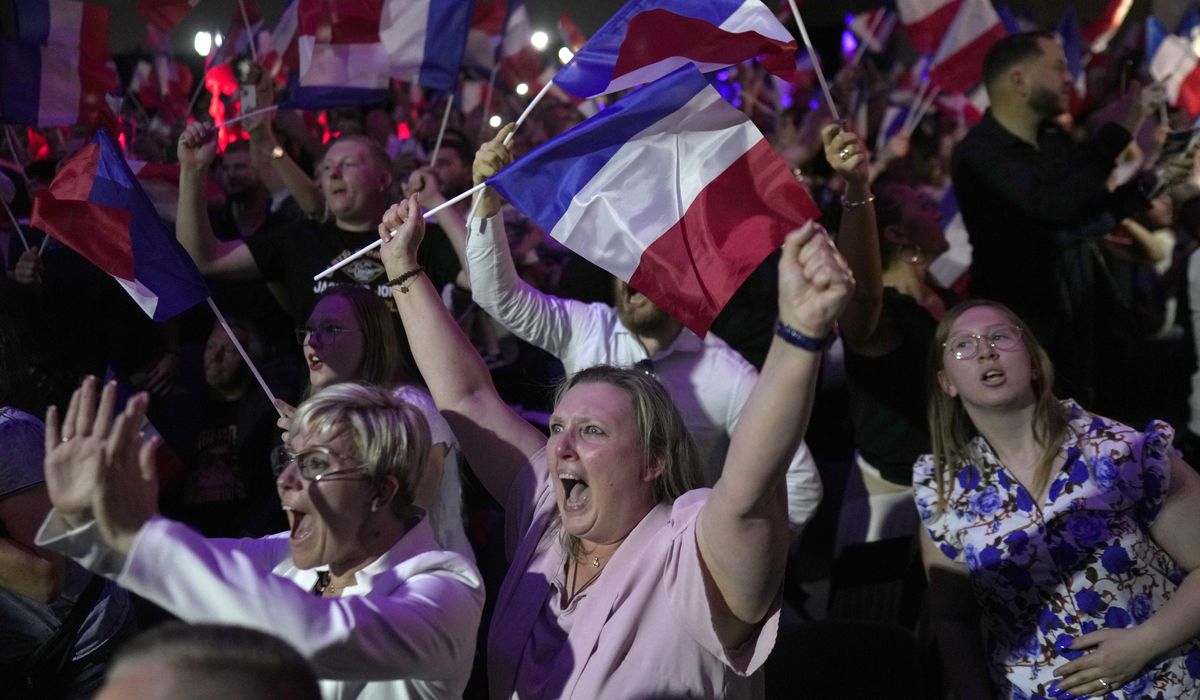NextImg:Conservative National Rally takes historic first in French parliamentary vote