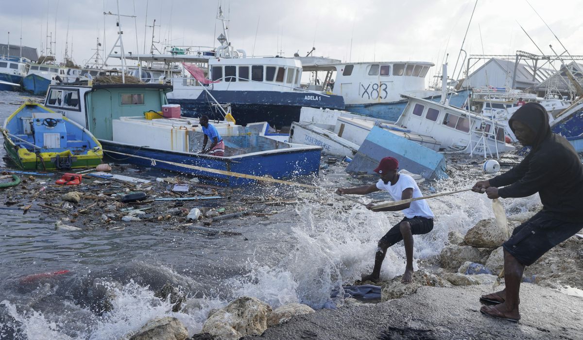 NextImg:Hurricane Beryl rips through open waters after devastating the southeast Caribbean