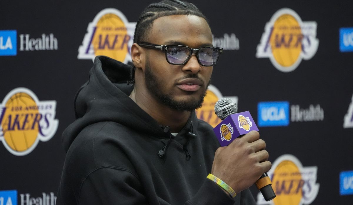 NextImg:Bronny James says he’ll be able to handle ‘amplified’ pressure of playing for Lakers