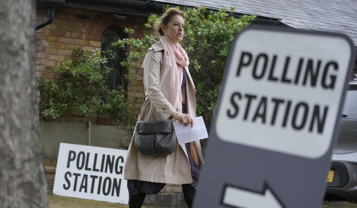 NextImg:In the U.K. election campaign’s last hours, Sunak fights to the end as Labour’s Starmer eyes victory