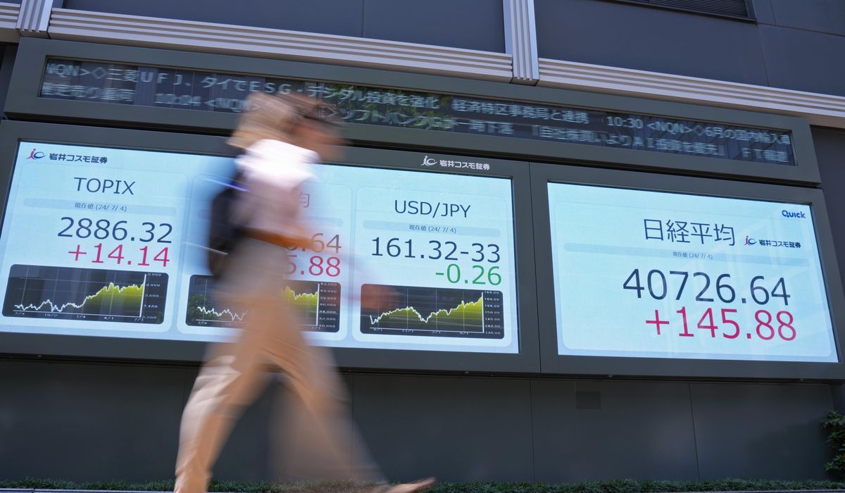 NextImg:Japan’s Nikkei 225 index hits a record high close of 40,913.65