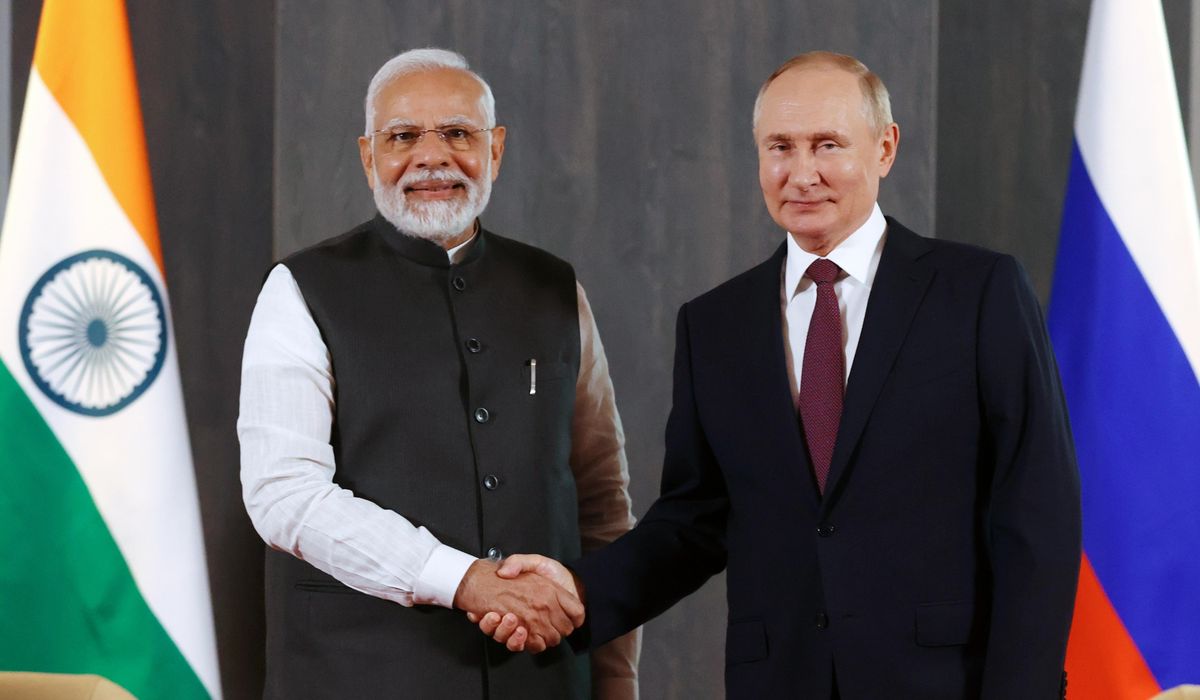 NextImg:India’s Modi will meet with Putin on 2-day visit to Russia starting Monday, Kremlin says