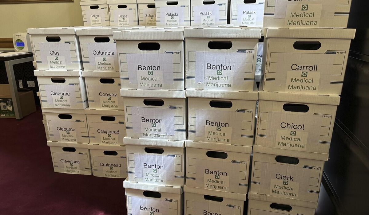 NextImg:Arkansas election officials checking signatures of 3 measures vying for November ballot